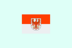 Hier sieht man die Flagge Brandenburgs. Erfahre in diesem Beitrag alles über das Thema Förderung Photovoltaik Brandenburg